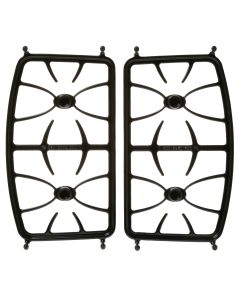 GE WB30X43487 Range Universal Double Burner Grate Kit, Black. OEM.